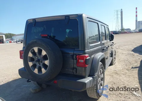 2019 Jeep Wrangler Unlimited Sahara 4X4 из США, поврежденный, VIN 1C4HJXEG5KW597919